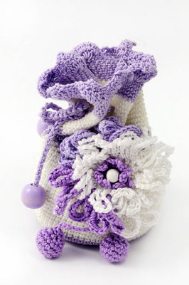 crocheted sachet