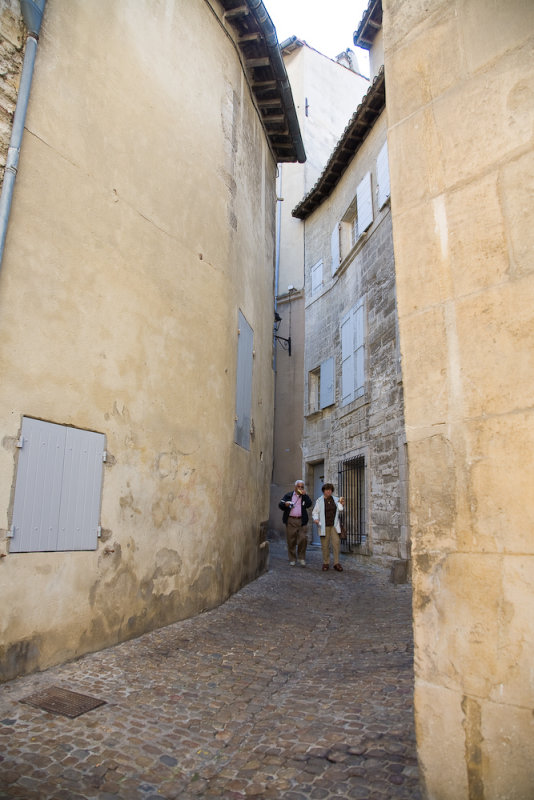 Narrow streets of Avignon