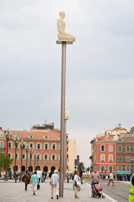 Man on pole (they light up in the dark)