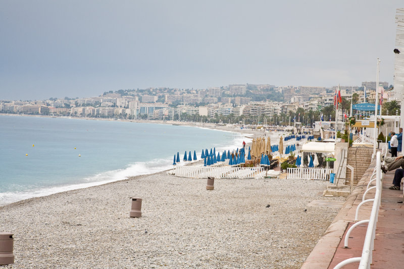 The beach
