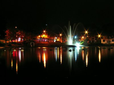 Fountain City Lake at Night