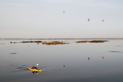 Balloons over the lake