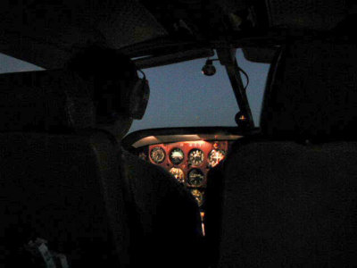 1997 - Nite Flite to Thunder Bay, dot in the distance