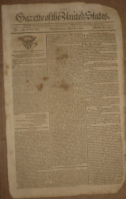 Gazette of the United States May 9, 1792