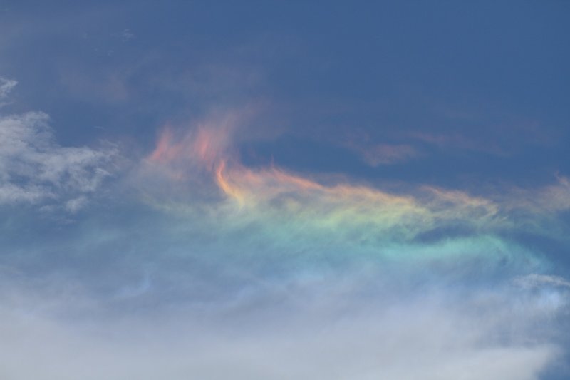 strange rainbow type thing