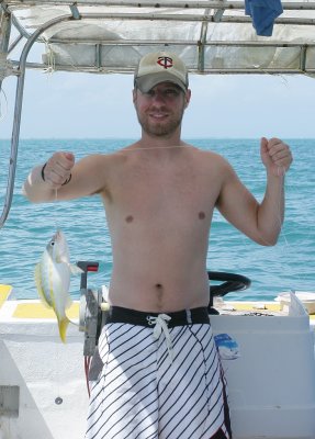 Brant with his catch