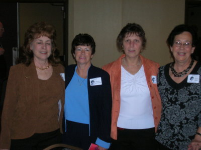 Judy Rossmiller Camino, Arlene Shearer Lewandowski, Linda Petronsky Sweeney, Donna Shields Kaiser
