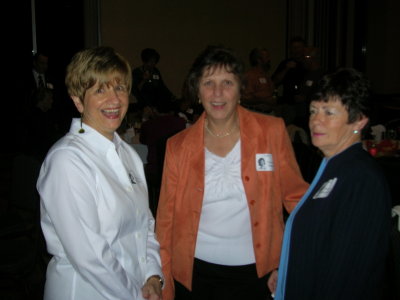 Helen Petrack McKenzie, Linda Petronsky Sweeney and Arlene Shearer Lewandowski