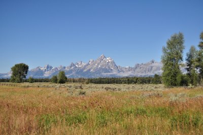 Grand Tetons in the distance - will visit after Yellowstone.