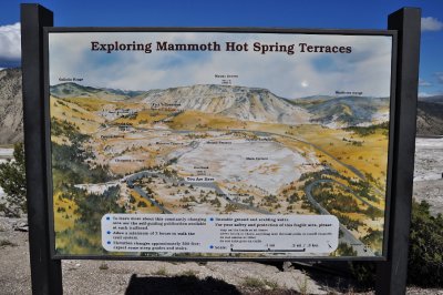 Exploring Mammoth Hot Spring Terraces
