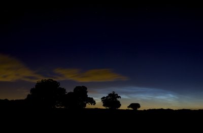 stitched pano taken at midnight