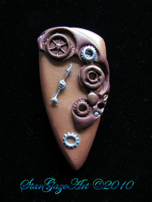 Caboshapes Steampunk pendant