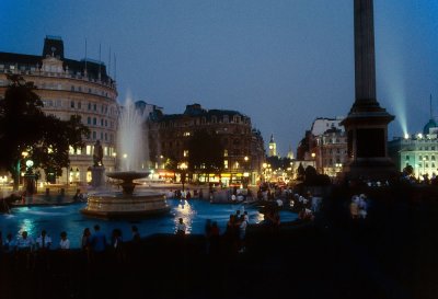 Trafalgar square, London