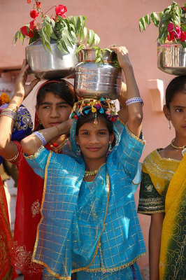 Girls in the Pali district (Rajasthan)