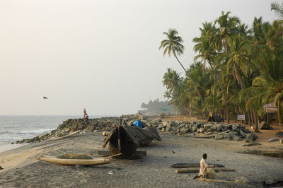 Beach at Varkala (Kerala)