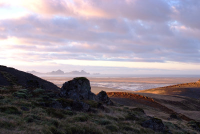 Vestmannaeyjar in the distance