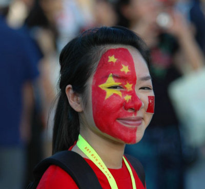 Chinese Olympic fan