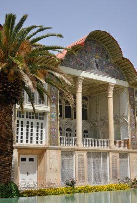 Qajar palace in Eram Gardens