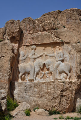 King Ardeshir investiture at Naqsh-e Rostam