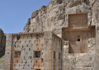 Darius tomb opposite Holy Tower