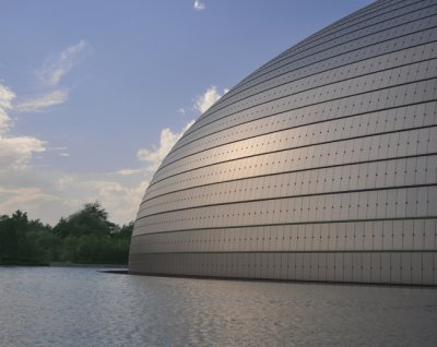 Outside the National Grand Theatre