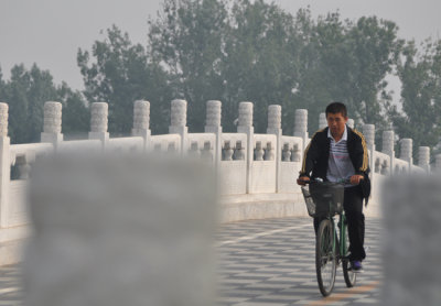 Crossing the old bridge