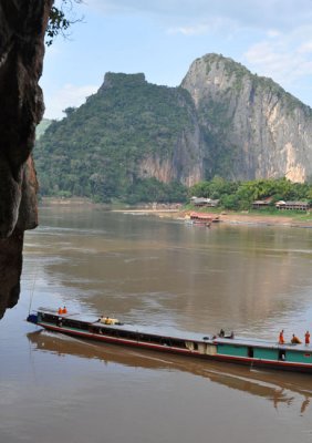 View from Pak Ou caves on Mekong