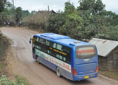 Overnight bus to Kunming China