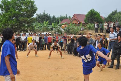 Rattan Ball game at Phsonengan village