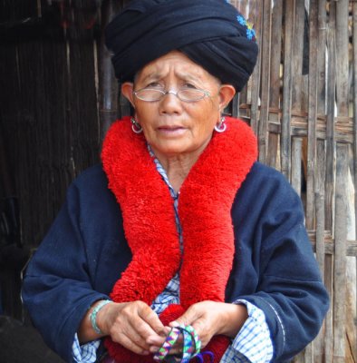 Lao hill tribe village elder