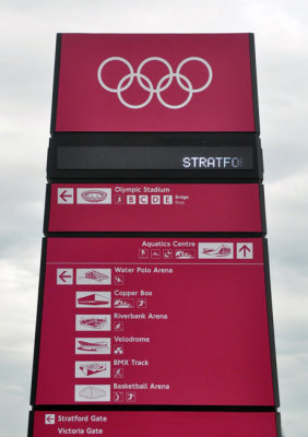 Olympic Park signboard
