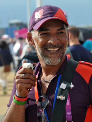 Volunteer Stadium greeter