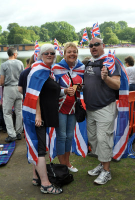 Enthusiastic Team GB fans