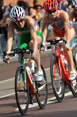 Cycling stage of Womens Triathlon