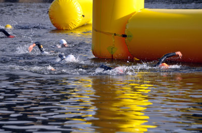 Swimming in Womens Triathlon