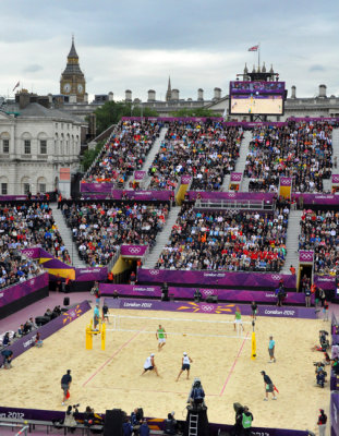 Beach Volleyball at Horse Guards Parade