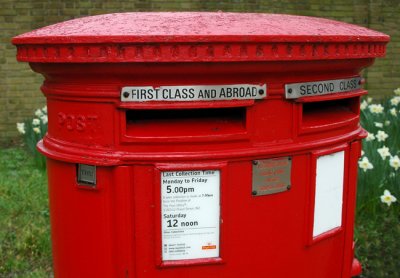 1952 vintage post box