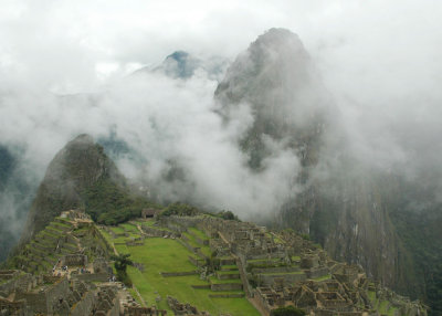 Mist over the Inca city