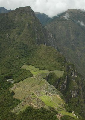 From the top of Wayna Picchu