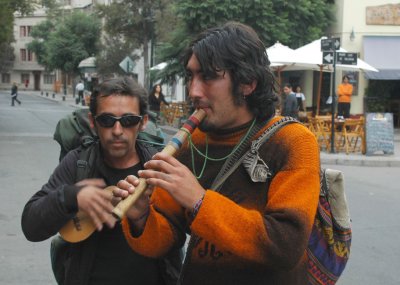 Santiago street musicians