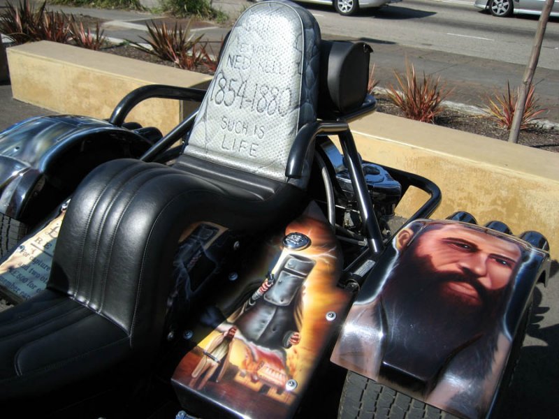 Ned Kelly (rides again).