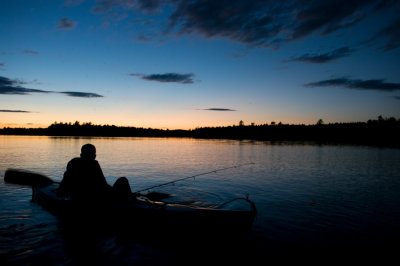 Fishing at Sunset