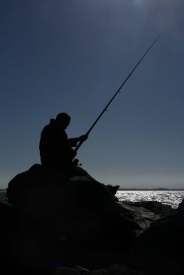 catching fish
