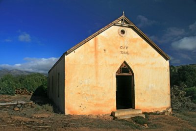 Old CJV hall near Caledon