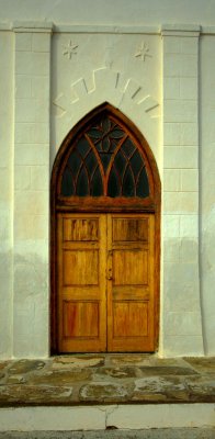 Witsand church door