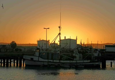 Sunset at Lderitz