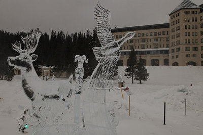 Lake Louise Ice Sculptures Jan 09