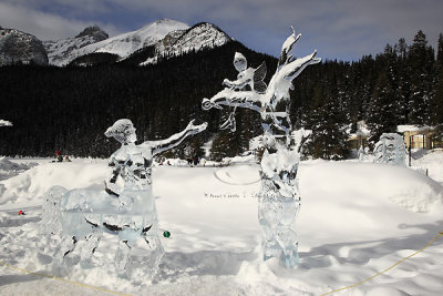 Lake Louise Ice Sculptures 2008
