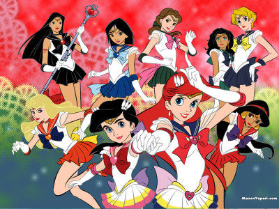 Disney Sailor Moon fan art