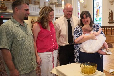 Lindsay Gets Baptised!